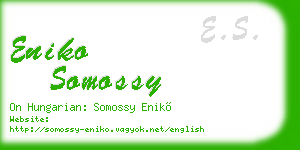 eniko somossy business card